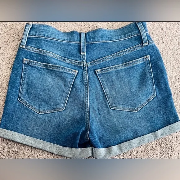 J. Crew Denim Rolled Cutoff Shorts - Picture 3 of 4